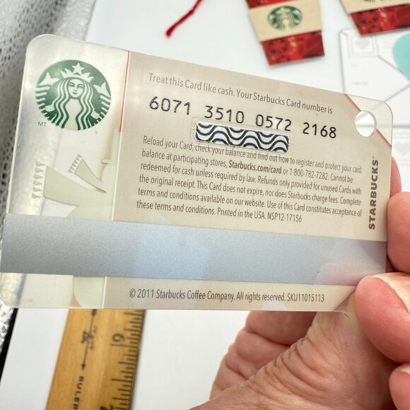 Lot of 11 Starbucks Cards Mini & Die Cut Specialty Holiday Cards – HTF - Picture 12 of 12